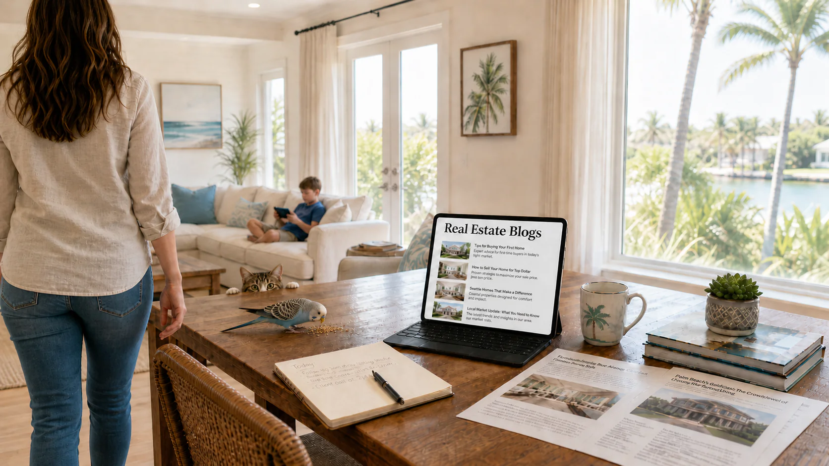 Florida home representing local real estate articles and guidance