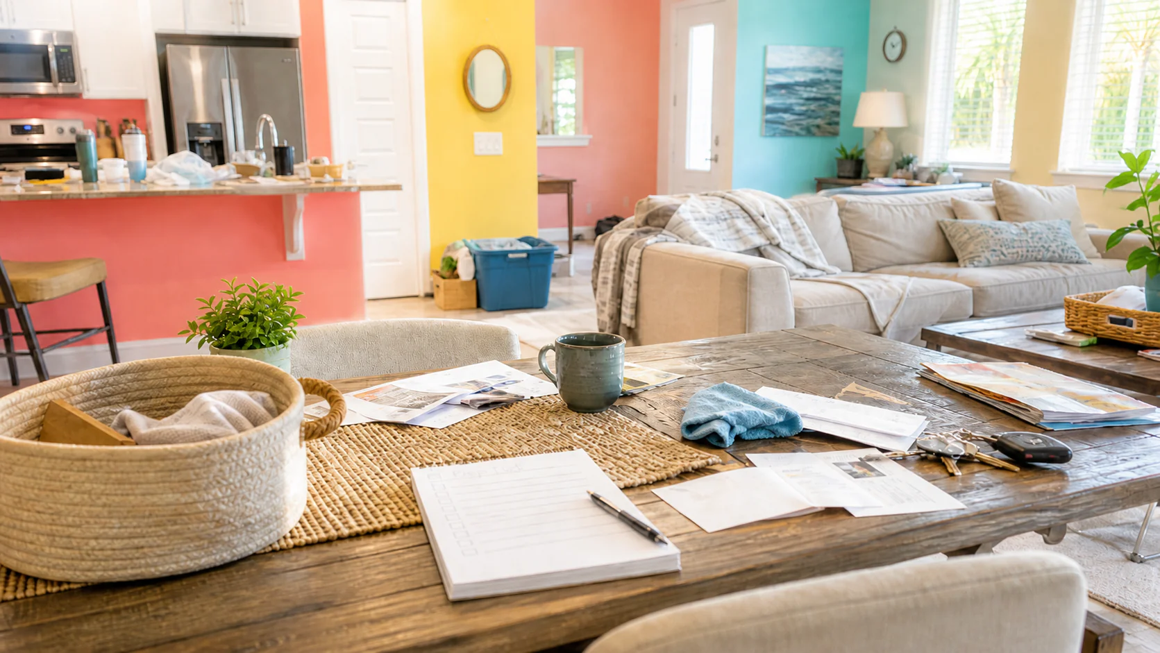 Seller preparing a lived-in Florida home before listing